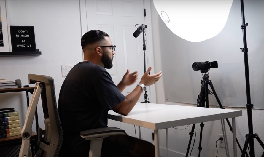Tutorials on light setup & gear for shooting videos and presenting online