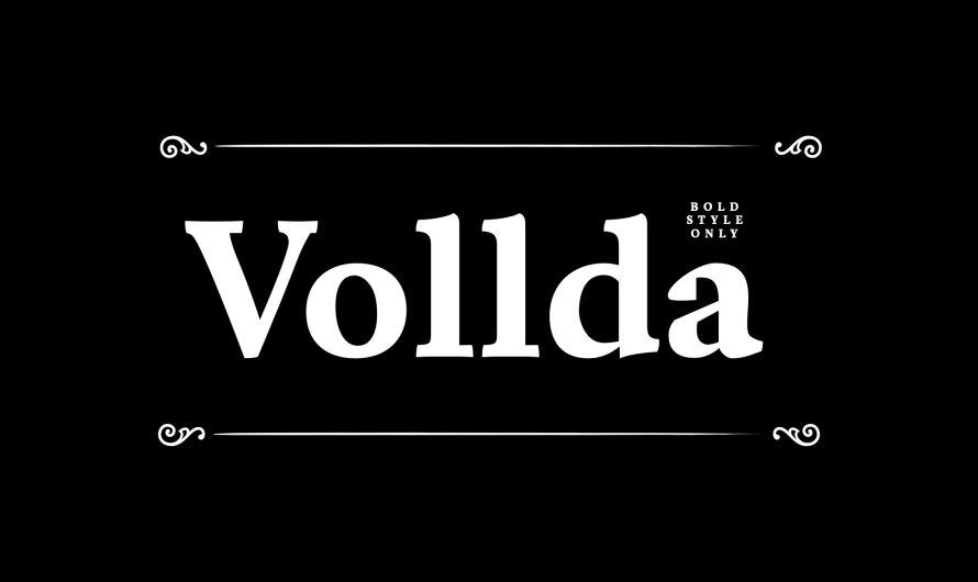 Шрифт Vollda