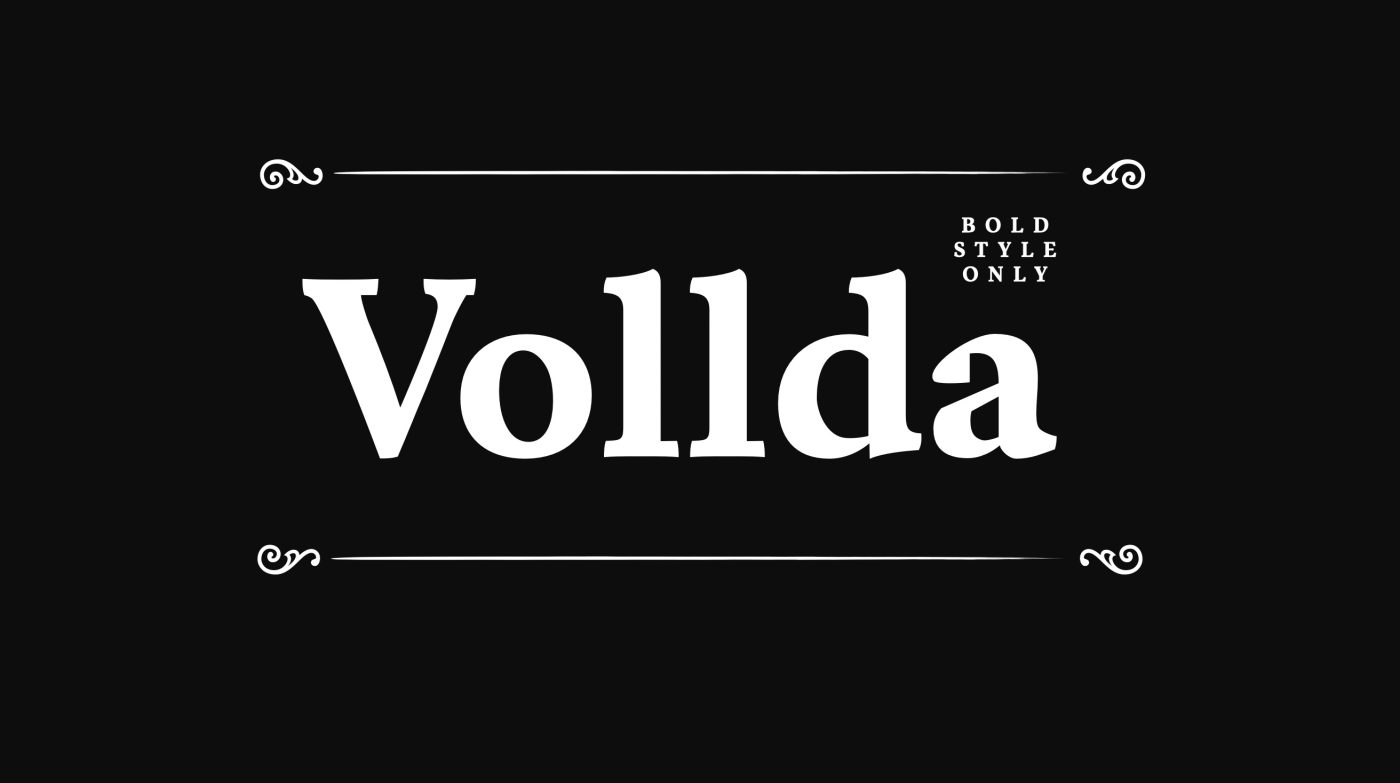 Шрифт Vollda