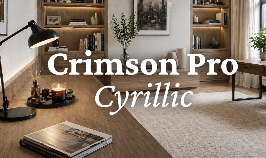 Шрифт Crimson Pro Cyrillic