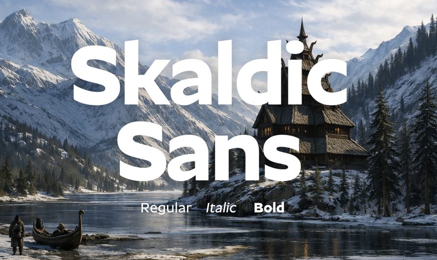 Шрифт Skaldic Sans